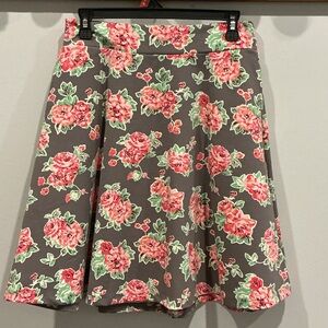 Matilda Jane Floral Cheryl Flare Skater Skirt Medium Like New
